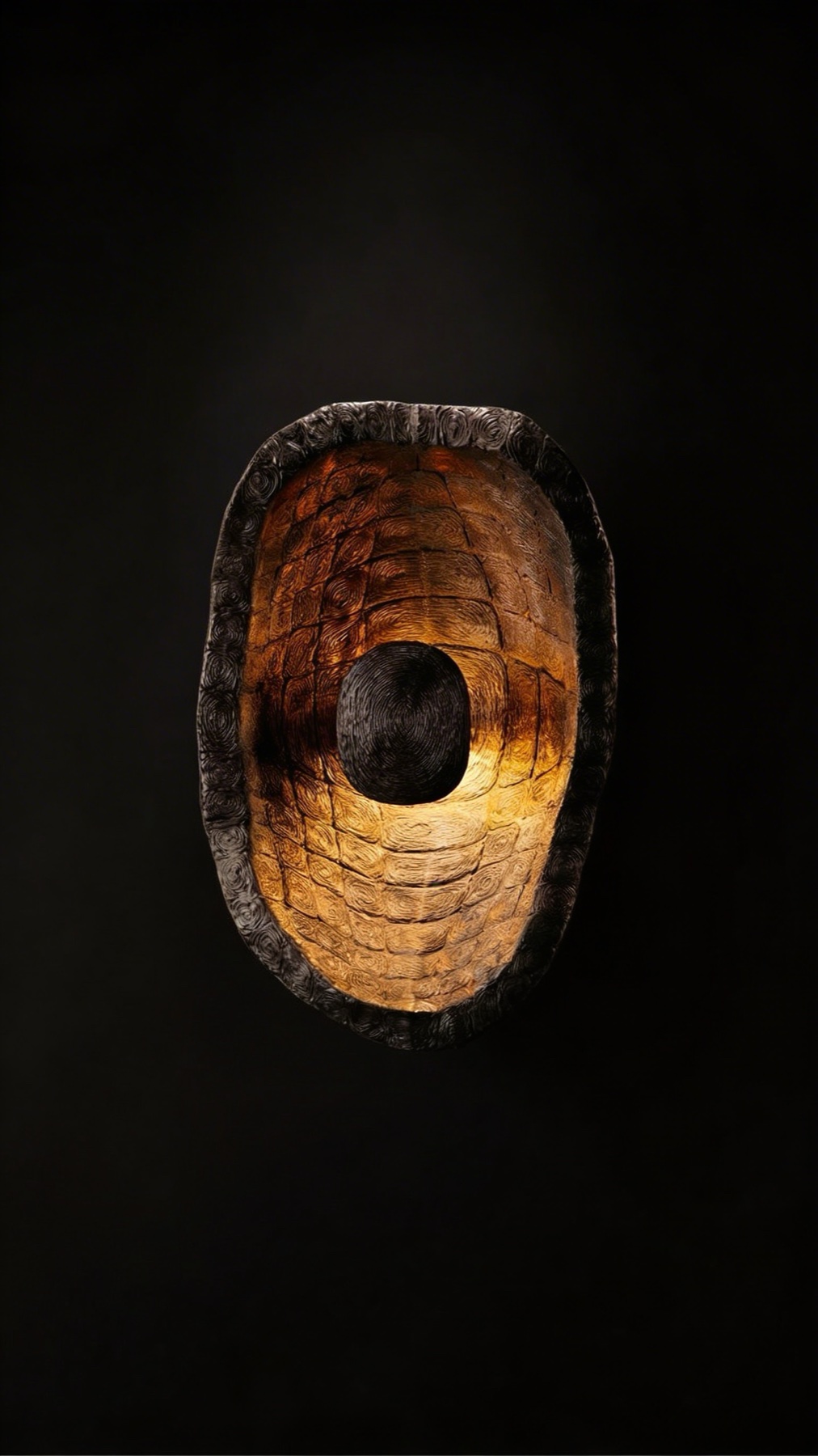 A close study of hand-worked texture and material from the studio's own pieces