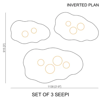 Set of 3 Seepi Dimension