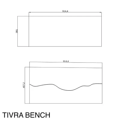 TIVRA BENCH DIMENSION